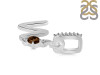 Smoky & White Topaz Alphabet W Pendant SMY-RDA-49.