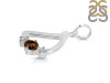 Smoky & White Topaz Alphabet D Pendant SMY-RDA-56.