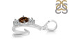 Smoky & White Topaz Alphabet G Pendant SMY-RDA-59.
