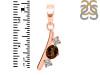 Smoky & White Topaz Alphabet I Pendant SMY-RDA-61.