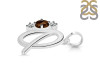 Smoky & White Topaz Alphabet Q Pendant SMY-RDA-69.