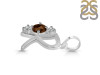 Smoky & White Topaz Alphabet R Pendant SMY-RDA-70.