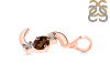 Smoky & White Topaz Alphabet S Pendant SMY-RDA-71.