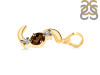 Smoky & White Topaz Alphabet S Pendant SMY-RDA-71.