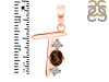 Smoky & White Topaz Alphabet T Pendant SMY-RDA-72.