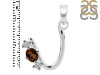 Smoky & White Topaz Alphabet U Pendant SMY-RDA-73.