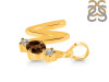 Smoky & White Topaz Alphabet W Pendant SMY-RDA-75.