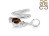 Smoky & White Topaz Alphabet W Pendant SMY-RDA-75.