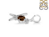 Smoky & White Topaz Alphabet X Pendant SMY-RDA-76.