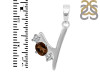 Smoky & White Topaz Alphabet Y Pendant SMY-RDA-77.