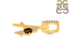 Smoky & White Topaz Alphabet A Pendant SMY-RDA-79.