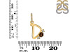 Smoky & White Topaz Alphabet D Pendant SMY-RDA-82.