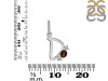 Smoky & White Topaz Alphabet D Pendant SMY-RDA-82.