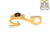 Smoky & White Topaz Alphabet G Pendant SMY-RDA-85.