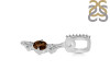 Smoky & White Topaz Alphabet I Pendant SMY-RDA-87.