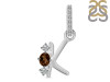 Smoky & White Topaz Alphabet K Pendant SMY-RDA-89.