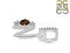 Smoky & White Topaz Alphabet N Pendant SMY-RDA-92.