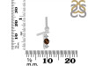 Smoky & White Topaz Alphabet T Pendant SMY-RDA-98.