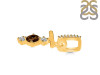 Smoky & White Topaz Alphabet T Pendant SMY-RDA-98.