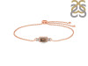Smoky & White Topaz Bracelet SMY-RDB-140.