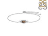 Smoky & White Topaz Bracelet SMY-RDB-140.