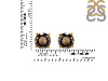 Smoky Stud Earring SMY-RDE-1349.
