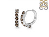 Smoky Hoop Hoop Earring SMY-RDE-1473.