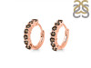 Smoky Hoop Hoop Earring SMY-RDE-1473.