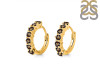 Smoky Hoop Hoop Earring SMY-RDE-1473.