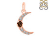 Smoky & White Topaz Pendant SMY-RDP-691.