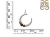 Smoky & White Topaz Pendant SMY-RDP-728.