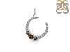 Smoky & White Topaz Pendant SMY-RDP-728.