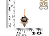 Smoky & White Topaz Pendant SMY-RDP-729.