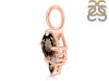 Smoky & White Topaz Pendant SMY-RDP-729.