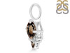 Smoky & White Topaz Pendant SMY-RDP-729.