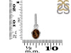Smoky & White Topaz Pendant SMY-RDP-780-CZ-LOOP.