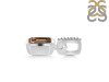 Smoky & White Topaz Pendant SMY-RDP-954-CZ-LOOP.