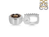 Smoky & White Topaz Pendant SMY-RDP-958-CZ-LOOP.