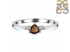Smoky  & White Topaz Ring SMY-RDR-2543.