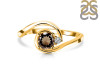Smoky & White Topaz Ring SMY-RDR-2622.