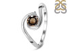 Smoky & White Topaz Ring SMY-RDR-2622.