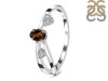 Smoky & White Topaz Ring SMY-RDR-2629.
