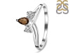 Smoky & White Topaz Ring SMY-RDR-2660.