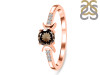 Smoky & White Topaz Ring SMY-RDR-2845.