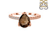 Smoky & White Topaz Ring SMY-RDR-2860.