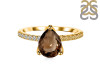 Smoky & White Topaz Ring SMY-RDR-2860.