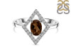 Smoky & White Topaz Ring SMY-RR-134.
