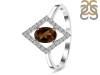 Smoky & White Topaz Ring SMY-RR-134.