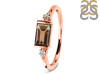 Smoky & White Topaz Ring SMY-RR-135.