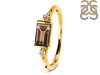 Smoky & White Topaz Ring SMY-RR-135.